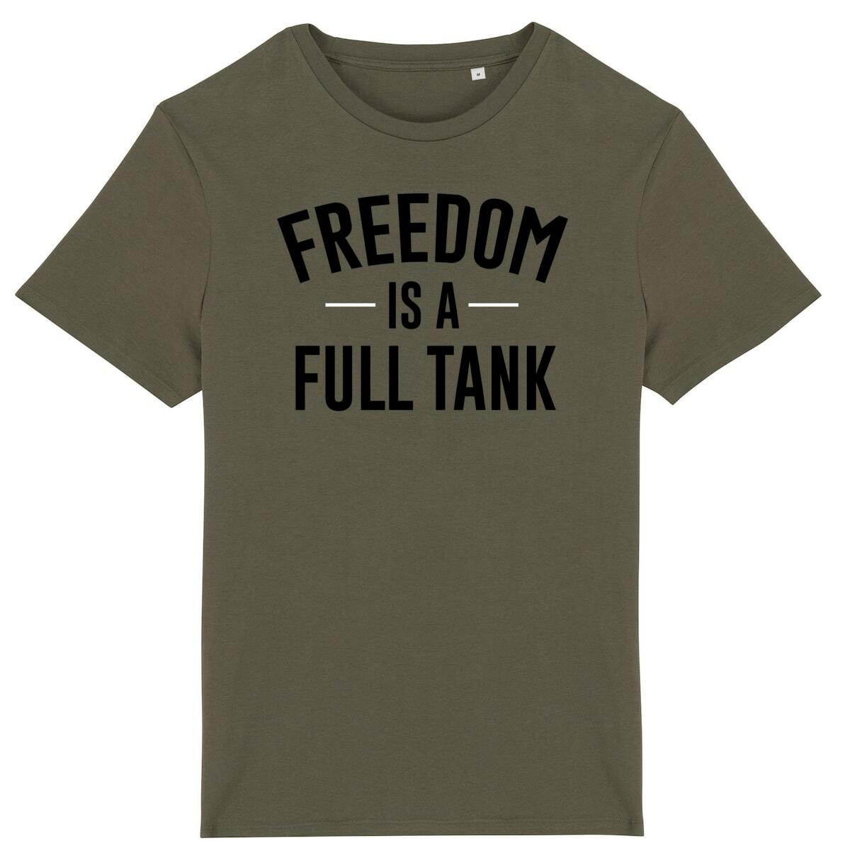 T-shirt Freedom is a full tank