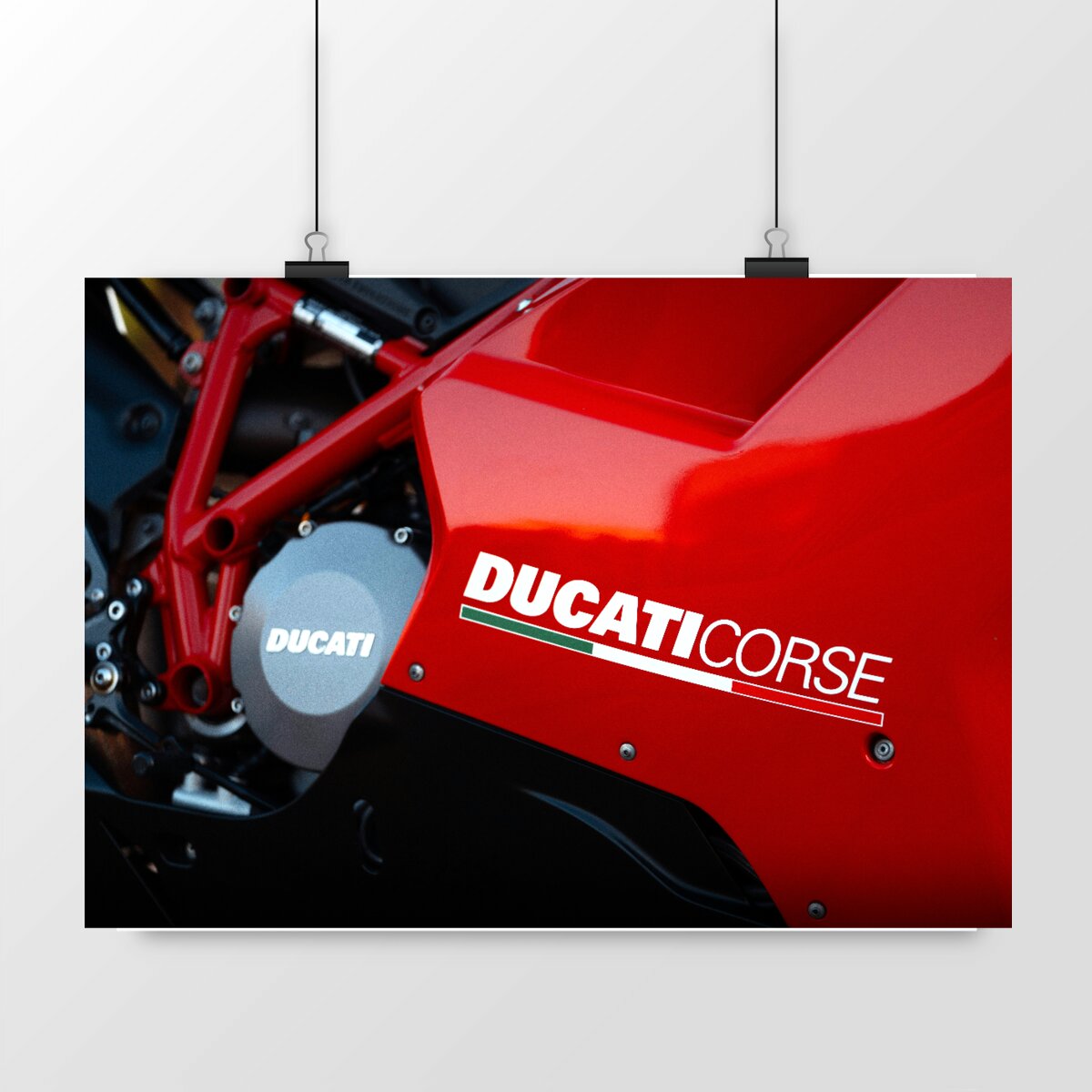 Póster de moto Ducati #1