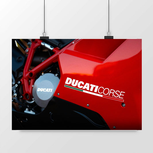 Póster de moto Ducati #1