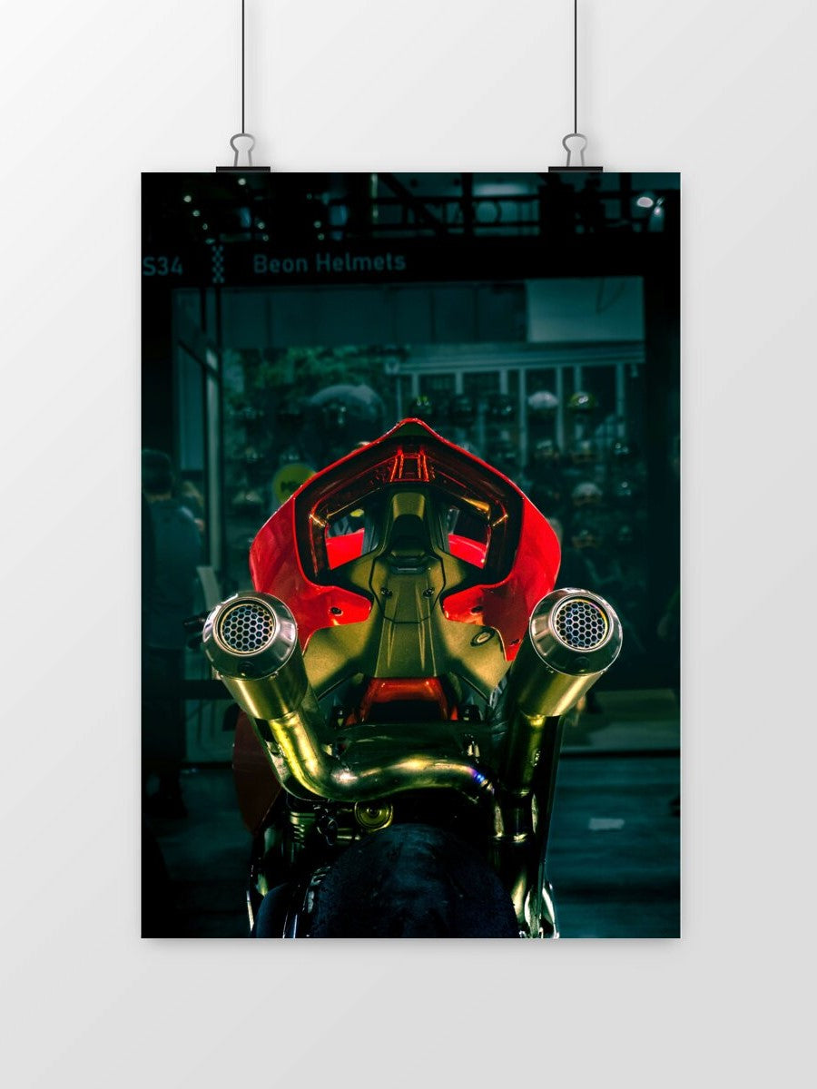 Póster de moto Ducati #2