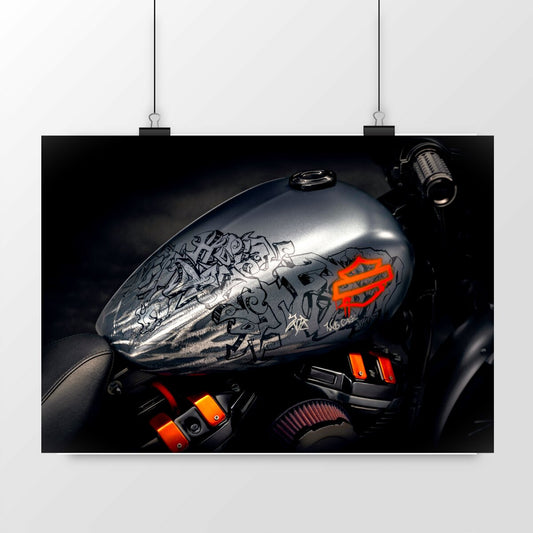 Harley-Davidson Motorcycle Poster #3