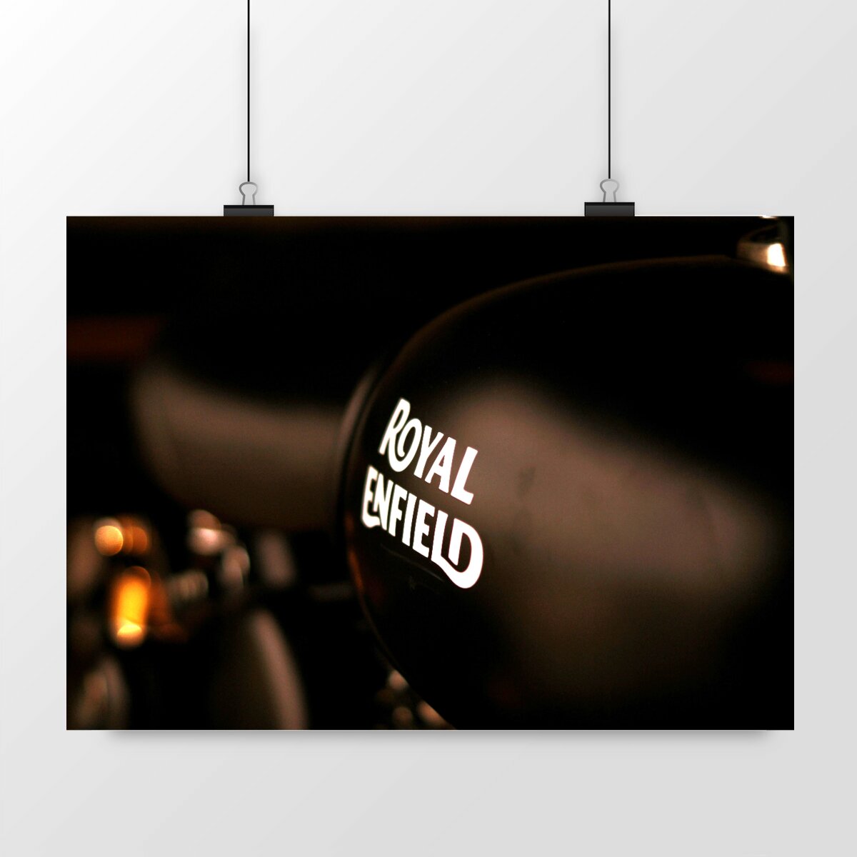 Royal Enfield Motorcycle Poster #6