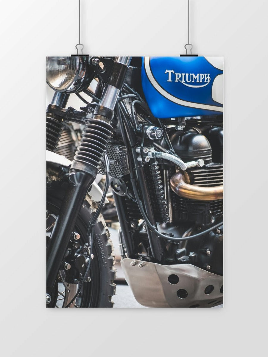 Triumph Motorcycle Poster #1