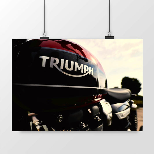 Triumph Motorcycle Poster #3