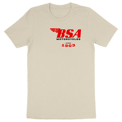 T-shirt unisexe naturel - BSA Motorcycles since 1903