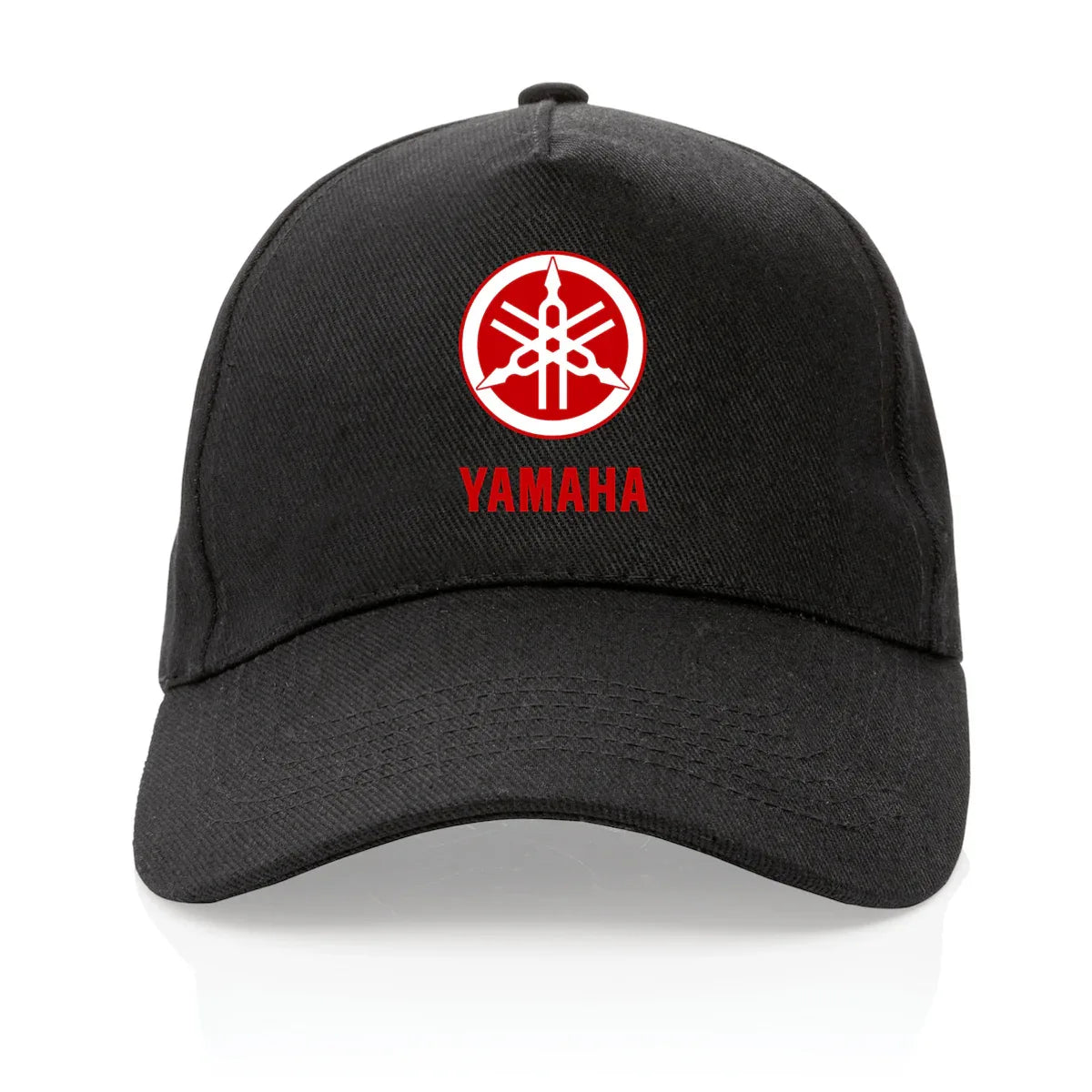 Casquette Plate Yamaha Moto - Noire Avec Logo Rouge, Taille Réglable, Occasion TBE