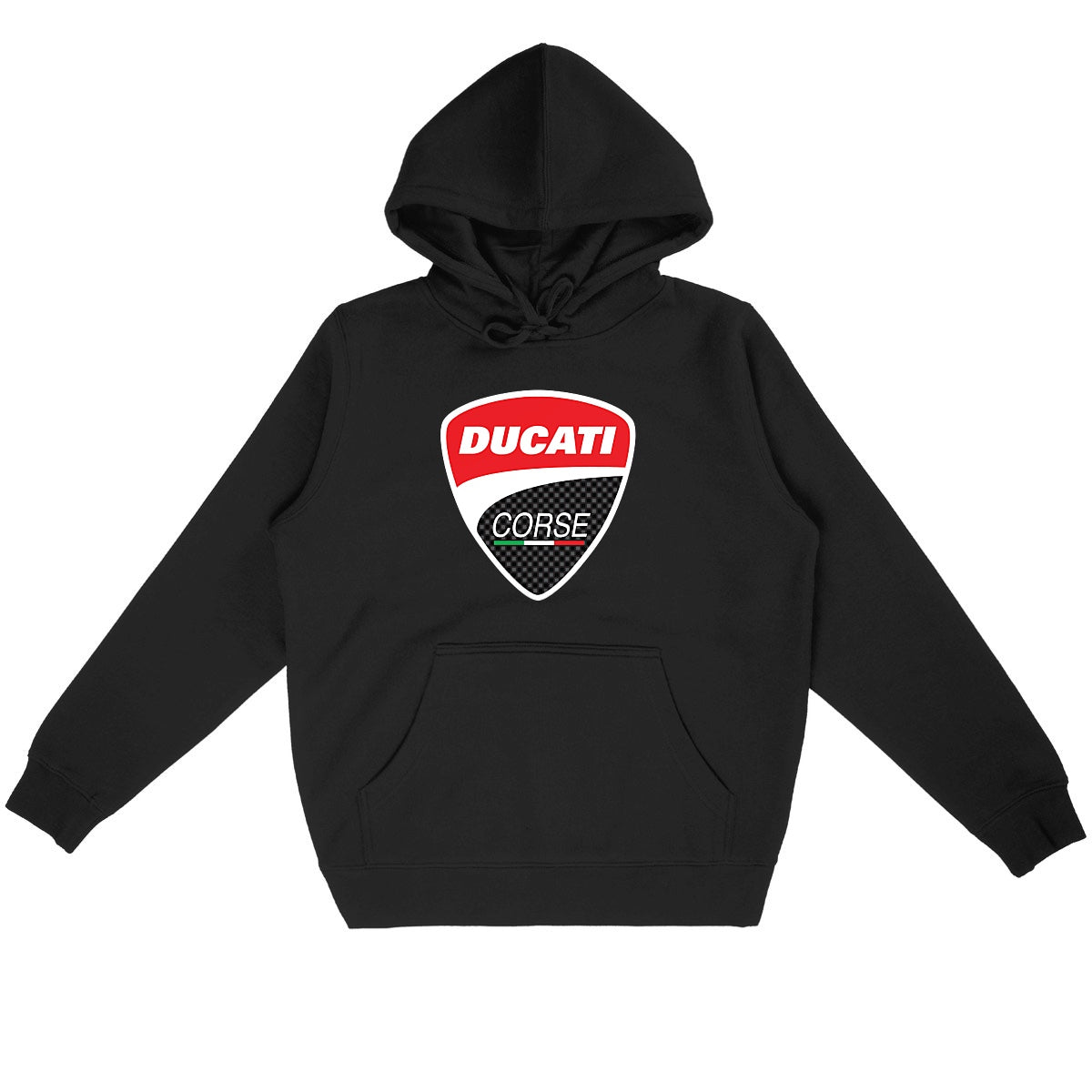 Hoodie noir Ducati Corse