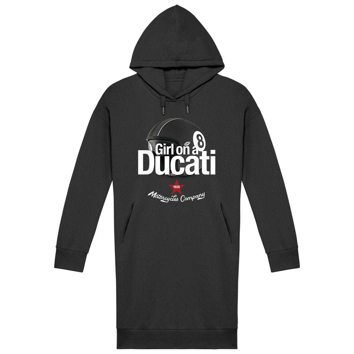 Robe Sweat-shirt Premium • Girl on a Ducati