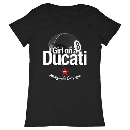 T-shirt femme Premium • Girl on a Ducati