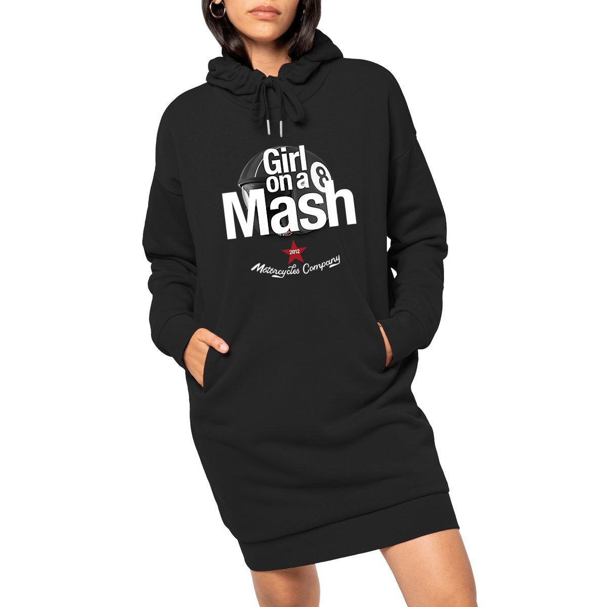 Robe Sweat-shirt Premium • Girl on a Mash Motorcycles