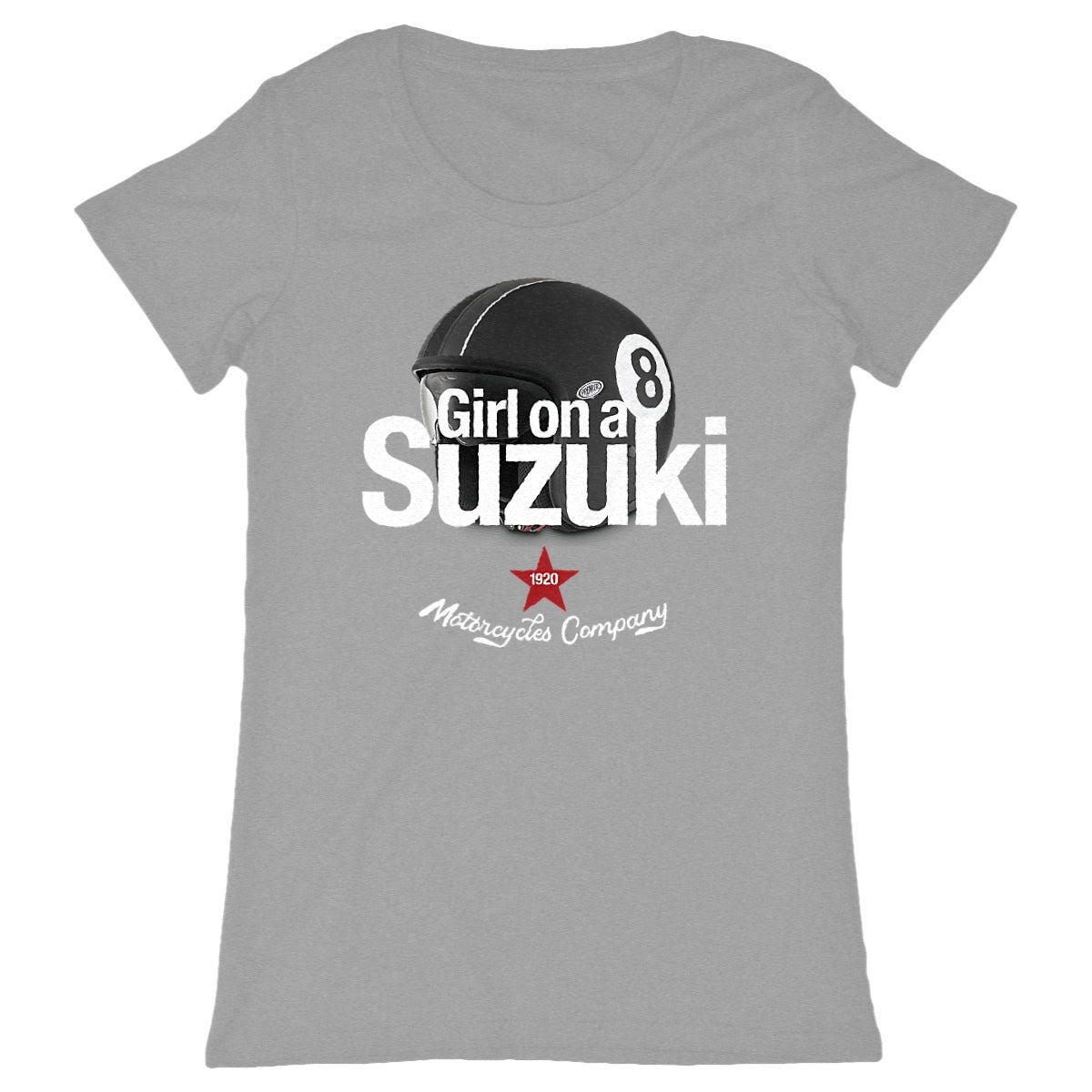 T-shirt femme Premium • Girl on a Suzuki