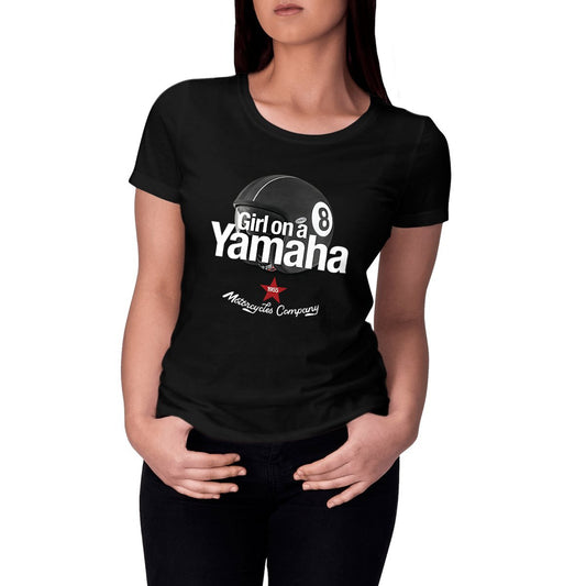 T-shirt femme Premium • Girl on a Yamaha