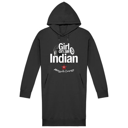 Robe Sweat-shirt Premium • Girl on an Indian Motorcycle