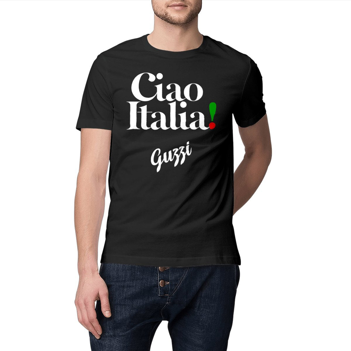 T-shirt unisexe Premium Moto Guzzi Ciao Italia