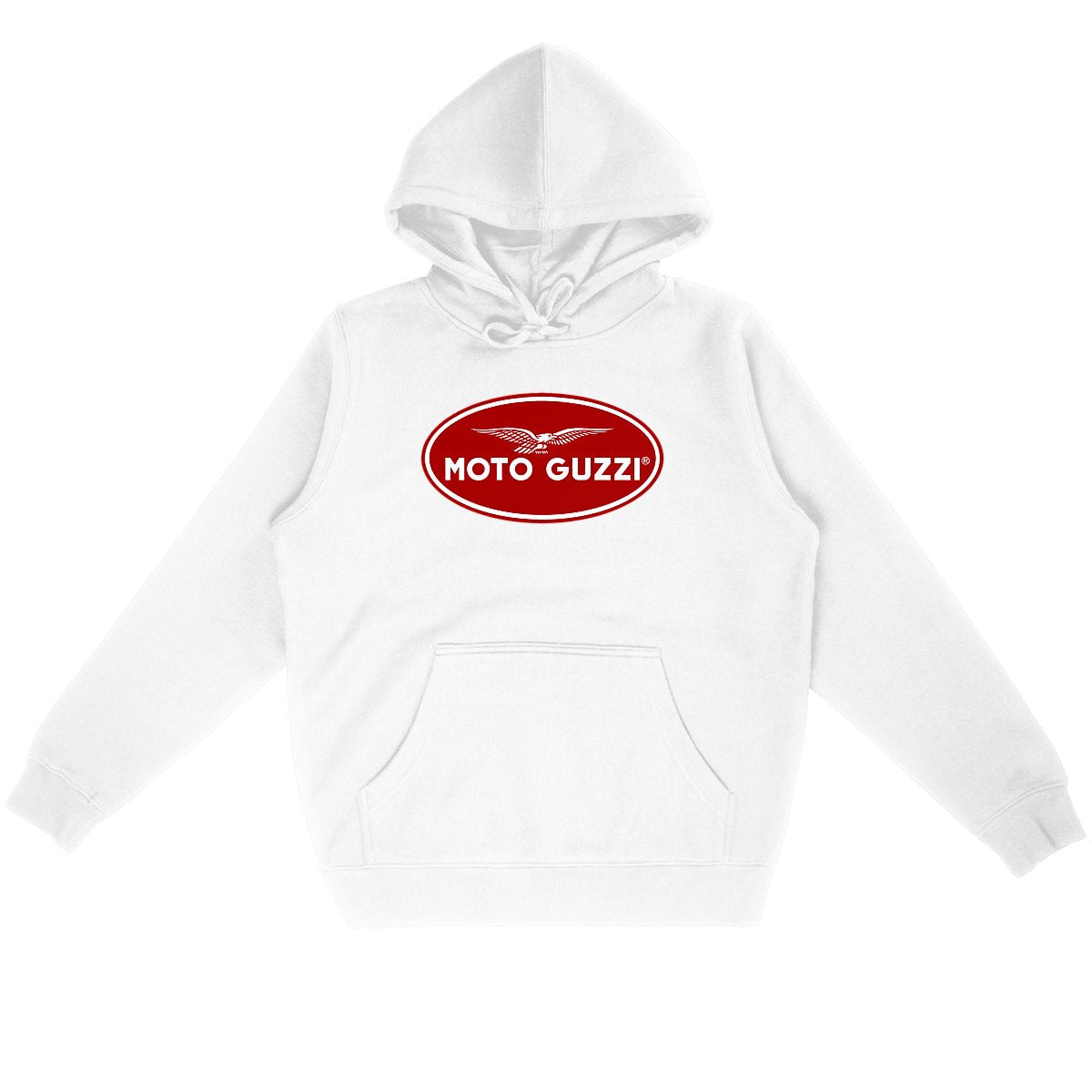 Hoodie unisexe blanc - Moto Guzzi Naked