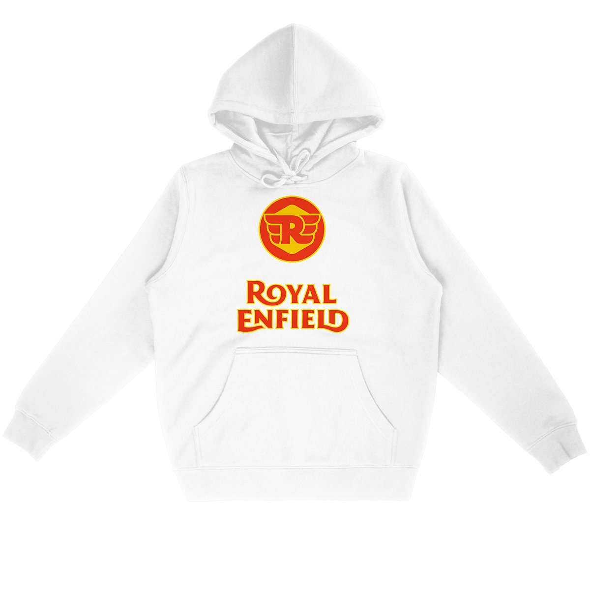 Hoodie blanc Royal Enfield Motorcycles