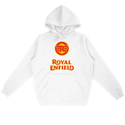 Hoodie blanc Royal Enfield Motorcycles