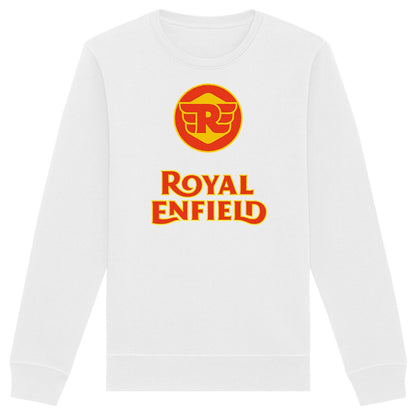 Sweat-shirt blanc Royal Enfield Motorcycles