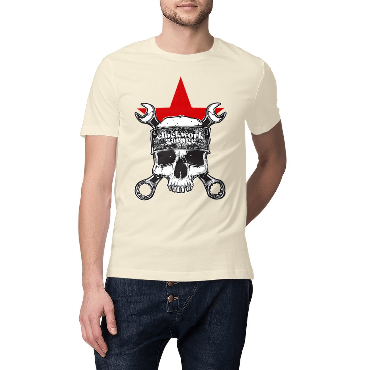 T-shirt manches courtes unisexe Premium Skull