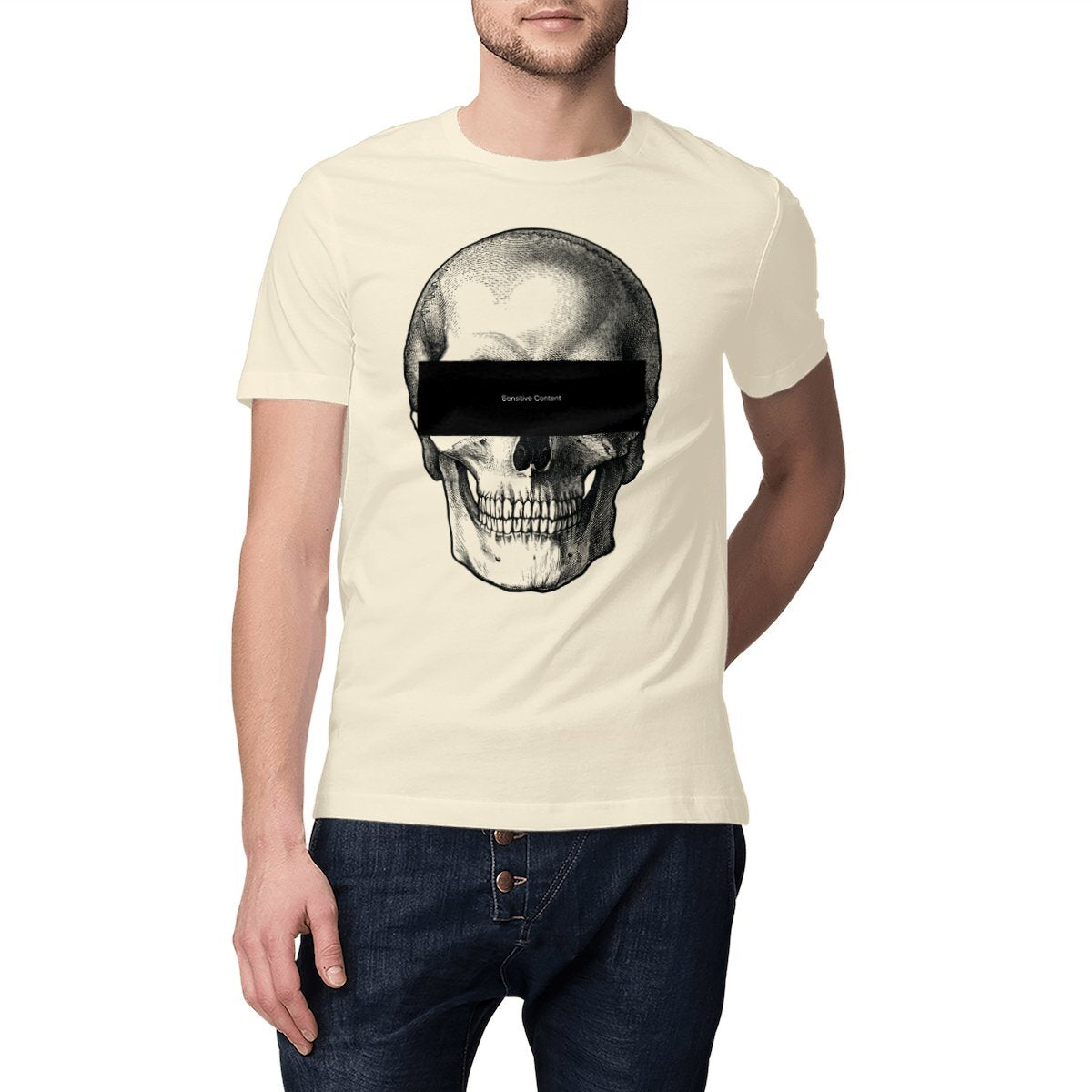 T-shirt manches courtes unisexe Premium Skull