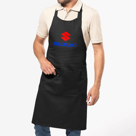 Black kitchen apron • Suzuki Motorcycles