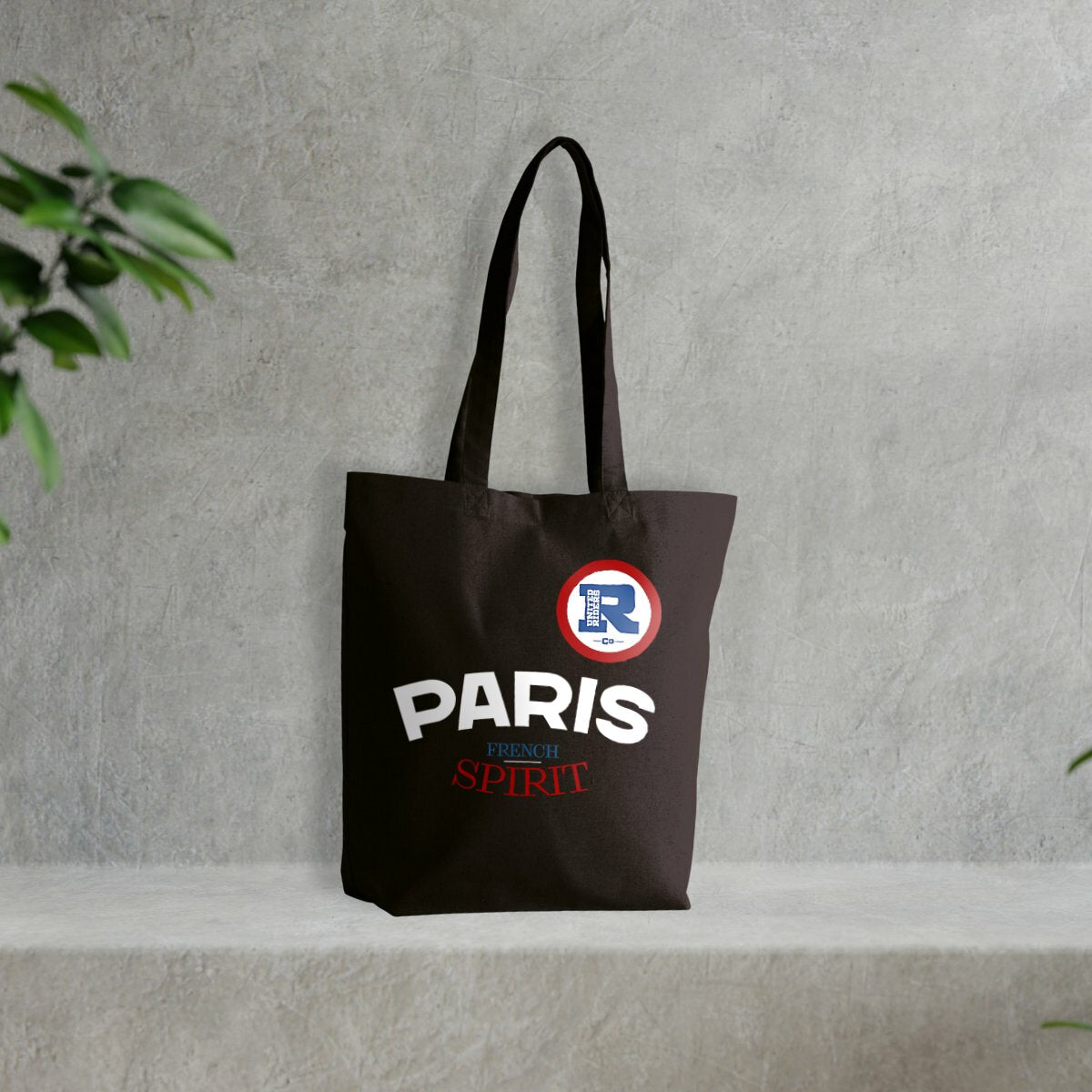 Tote bag noir épais qualité Premium +